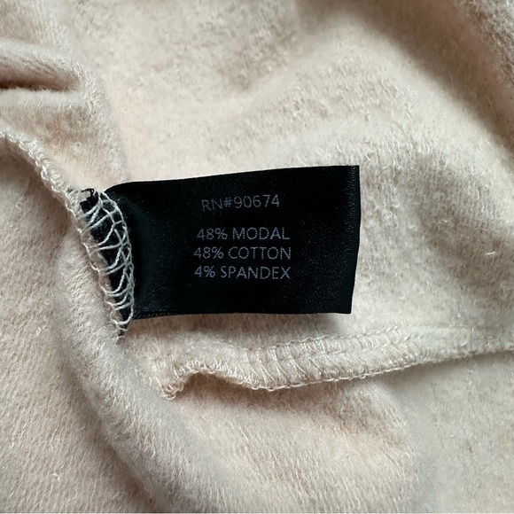 Boston Proper Bell Sleeve Mini Sweatshirt Dress Or Tunic SZ Small Light Link EUC - Picture 6 of 7